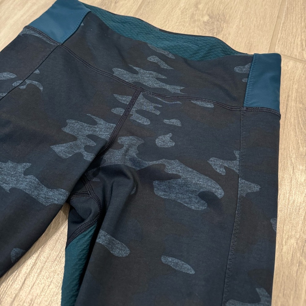 Lululemon Turquoise Camo Leggings